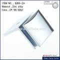 square Zinc Alloy Glass To Glass Clamp for 90 degree